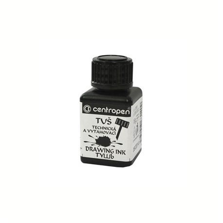 Тушь CENTROPEN черный д/рапидографа