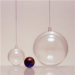 Прозрачный пластиковый шар 40мм