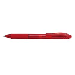 Гелевая ручка автоматич. Energel -X красный стержень 0,7 мм
