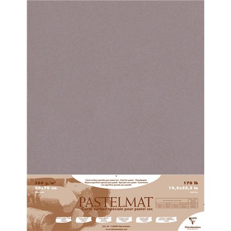 Бумага пастельн.грунтов. 360 гр PASTEL MAT 50х70 Серый глубокий