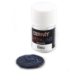 Пудра Cernit Бриллиантовый синий для полимерных масс, 5 гр
