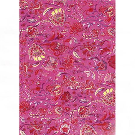 Бумага для техники DECOPATCH 30х40 / Цветы (розовая гамма)
