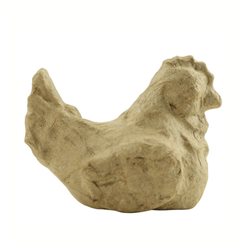 Курица/ папье-маше/ 9,5х7х8 см