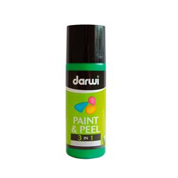 Краска трансфертная Paint & Peel/ Зеленый средний 80 мл