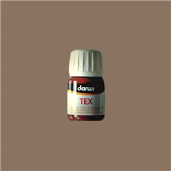 Нерастекающаяся краска по светлым тканям Darwi Tex/ Светло- коричневая