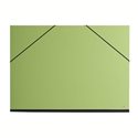 Папка для хранения работ 52х72/ картон, с резинк./ зеленая
