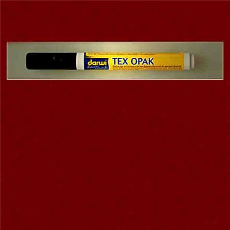 Маркер по текстилю DARWI Tex Opak 6 мл/ Темно-коричневый/ круглый. наконечн.