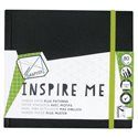 Альбом Inspire Me для маркеров/ 140х140мм/ 80л.,120гр/ с резинкой и карманом