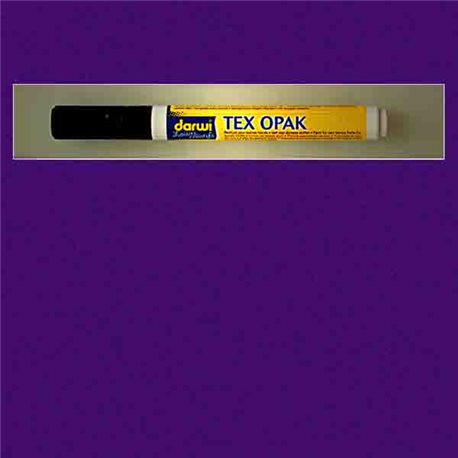 Маркер по текстилю DARWI Tex Opak 6 мл/ Фиолетовый/ круглый. наконечн.