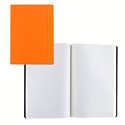 Ноотбук А5 оранжевый с резинкой 85 г/м, 80 листов