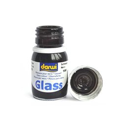 Краска по стеклу Darwi Glass Черная 30 мл