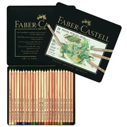 Набор пастельных карандашей PITT Pastel 24 цв в метал. коробке
