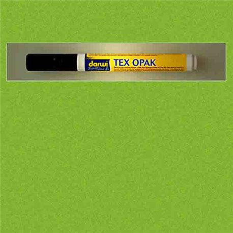Маркер по текстилю DARWI Tex Opak 6 мл/ Светло-зеленый/ круглый. наконечн.