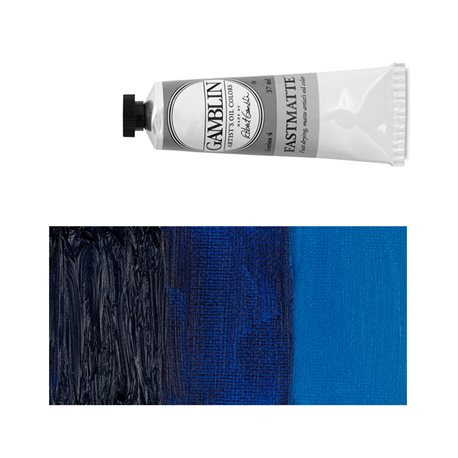 Алкидно-масляная краска Gamblin FM Синий фтало, матовая, быстросохнущая