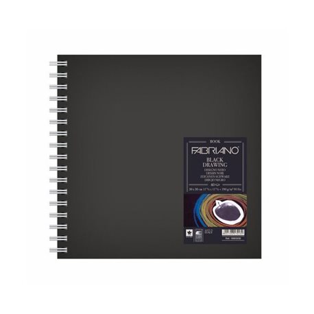 Альбом Black Drawing Book 30х301 40л, 190гр