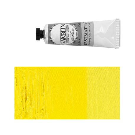 Алкидно-масляная краска Gamblin FM Кадмий желтый светлый, матовая, быстросохнущая