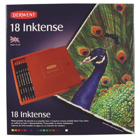 Набор чернильных карандашей "Inktense" 18 цв. в дерев.коробке
