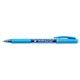 Шариковая ручка с поворотным механизмом и прорезиненной зоной захвата 1 мм.Tratto 1 Clip голубая