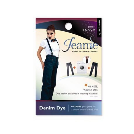 Jeanie Dye, джинсовый краситель для перекрашивания в стир. машине, 011 черный