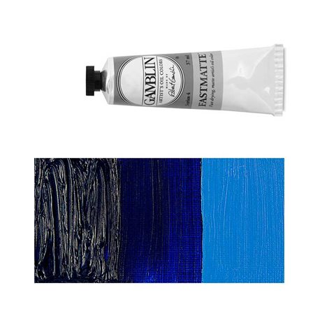 Алкидно-масляная краска Gamblin FM Ультрамарин синий, матовая, быстросохнущая