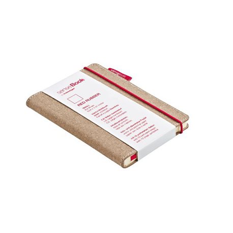 Блокнот в клетку SenseBook Red Rubber S/ 9х14 см/ A6, 158 страниц