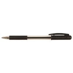 Шариковая ручка с поворотным механизмом в желтом корпусе Tratto 1-0,7 черный