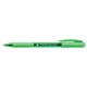 Шариковая ручка с поворотным механизмом и прорезиненной зоной захвата 1 мм.Tratto 1 Clip зеленая