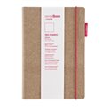 Блокнот в клетку SenseBook Red Rubber M/ 14х21 см А5, 158 страниц