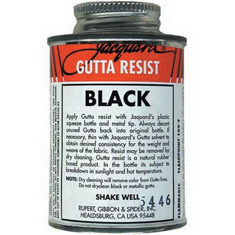 Гутта-контур на основе растворителя "Gutta Resist" Черный
