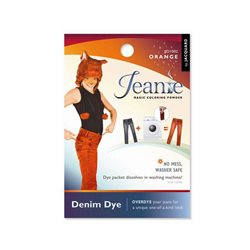 Jeanie Dye, джинсовый краситель для перекрашивания в стир. машине, 002 оранжевый