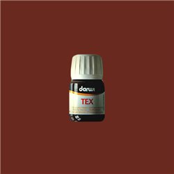 Нерастекающаяся краска по светлым тканям Darwi Tex/ Темно- коричневая
