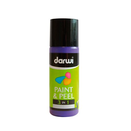 Краска трансфертная Paint & Peel/ Фиолетовая 80 мл