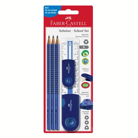 Специальный набор с карандашами Grip 2001 синий