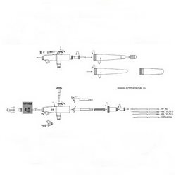 Сопло воздушное для Paasche VL,VLS