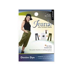 Jeanie Dye, джинсовый краситель для перекрашивания в стир. машине, 009 оливковый