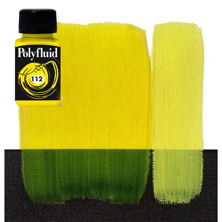 Краска акриловая "Polyfluid" / Желтый прочный лимонный