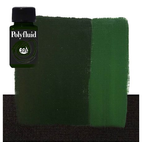 Краска акриловая "Polyfluid" / Зелёный Хукера