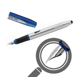 Перьевая ручка Switch металлик/ синий, перо EF