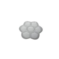 Палитра керамическая круглая 7 ячеек/ D 11,5 см