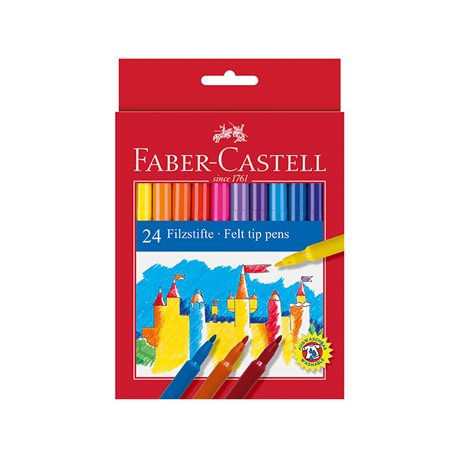Фломастеры в наборе Замок Faber Castell 24 цв.