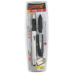 Ручка SWITCH 2 в 1 (перо + роллер), стило для смартфона/ черный корпус