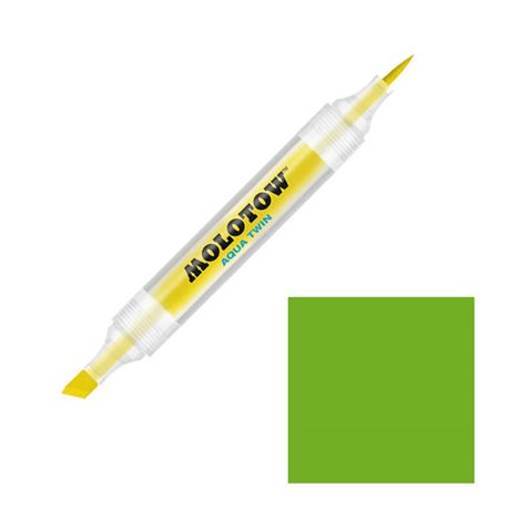 Маркер Molotow Aqua Twin 016 Желто-зеленый