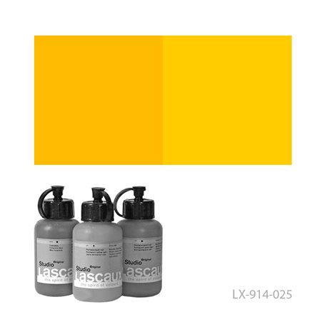 Краска акриловая Lascaux Studio Original Желтый средний прочный