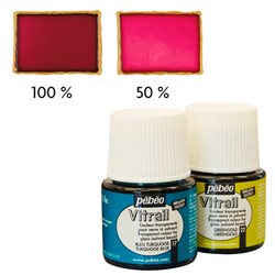 Краска лаковая по стеклу и металлу Pebeo Vitrail/Старый розовый 45 мл