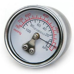 Вакуумметр R38 /0-760мм Hg (НР1/8''(задняя подводка)