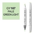 Маркер TOUCH BRUSH 167 бледный светло-зеленый GY167