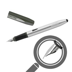 Перьевая ручка Switch металлик/ черный, перо М