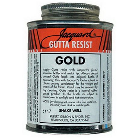 Гутта-контур на основе растворителя "Gutta Resist" Золото
