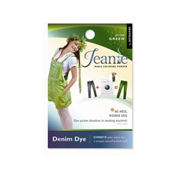 Jeanie Dye, джинсовый краситель для перекрашивания в стир. машине, 008 зеленый