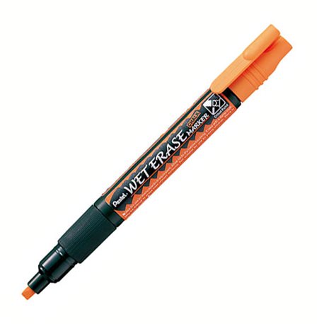 Маркер на водной основе Wet Erase Marker двусторонний пишущий узел оранжевый, 0.6 мм, 4.0 мм